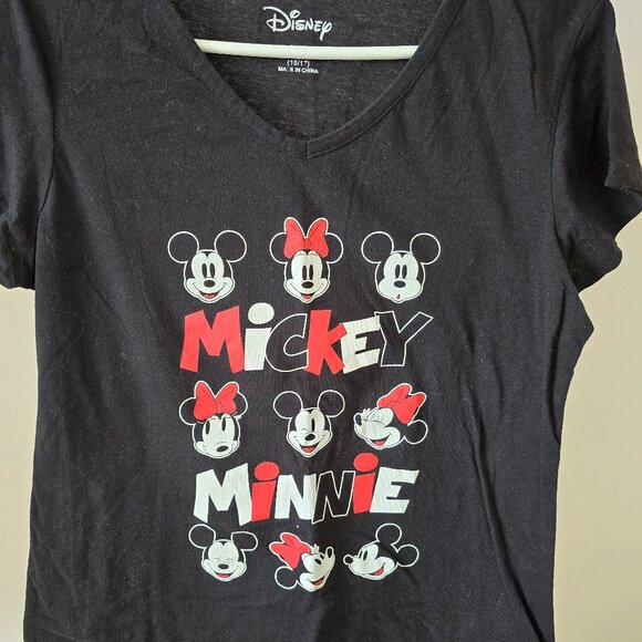 DISNEY "MICKEY MINNIE"WOMENS TEES - Picture 1 of 3